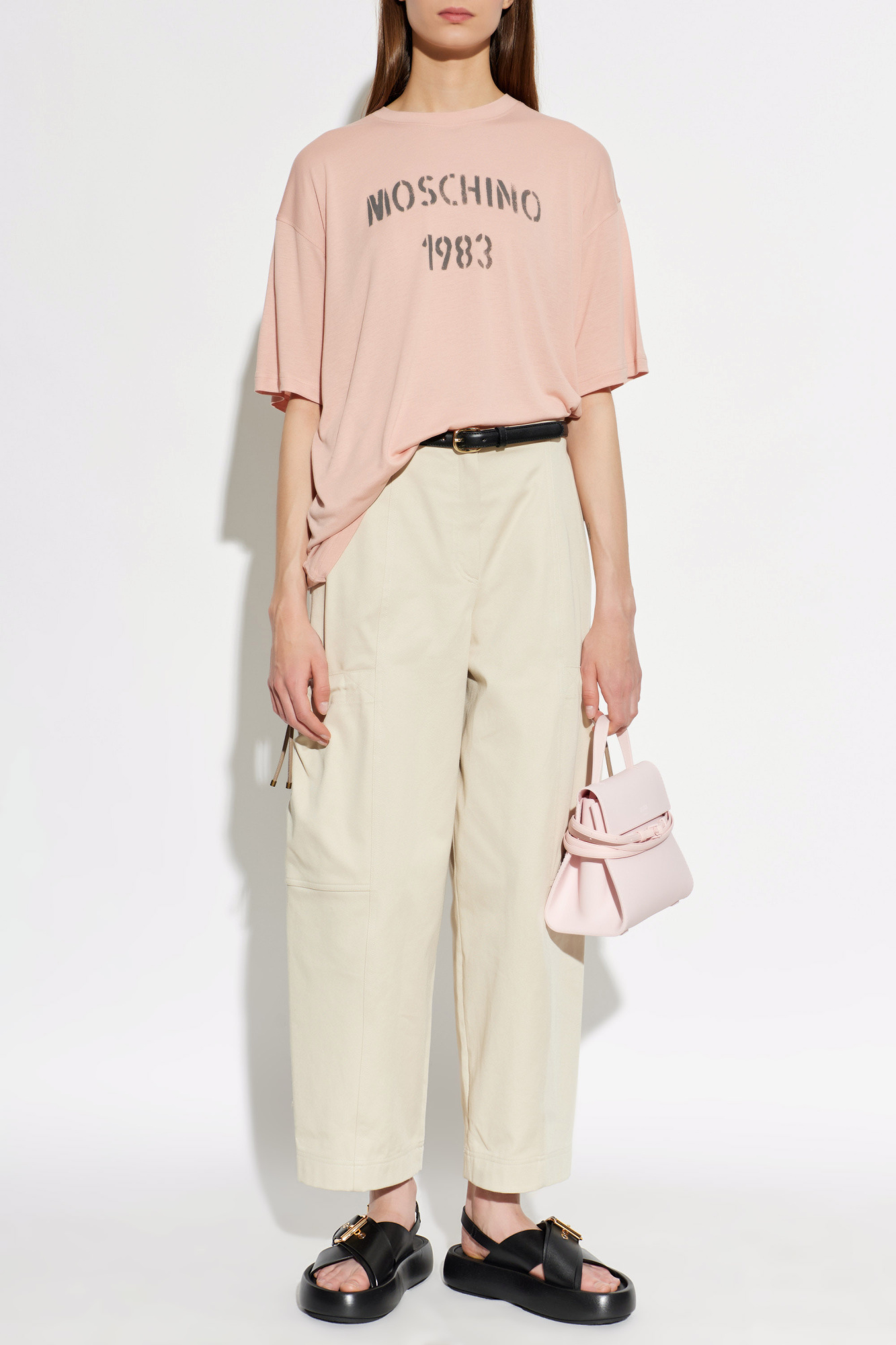 Pink Oversize T-shirt Moschino - Vitkac Canada